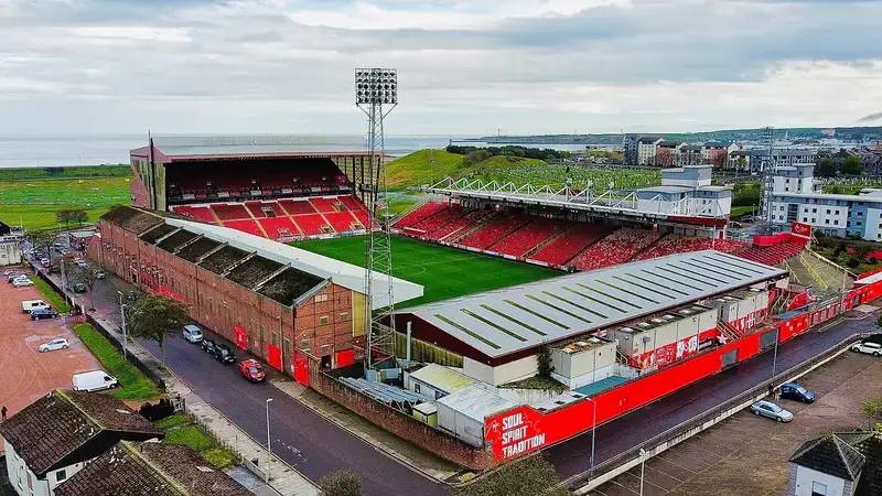 Pittodrie Stadium, stade du club Aberdeen