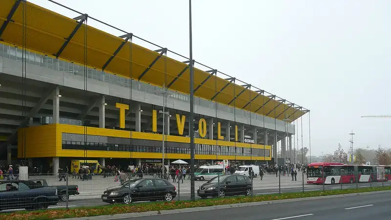 Neuer Tivoli, stade du club Alemannia Aachen
