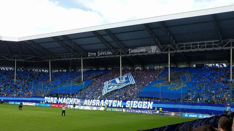 Carl-Benz-Stadion, stade du club Waldhof Mannheim